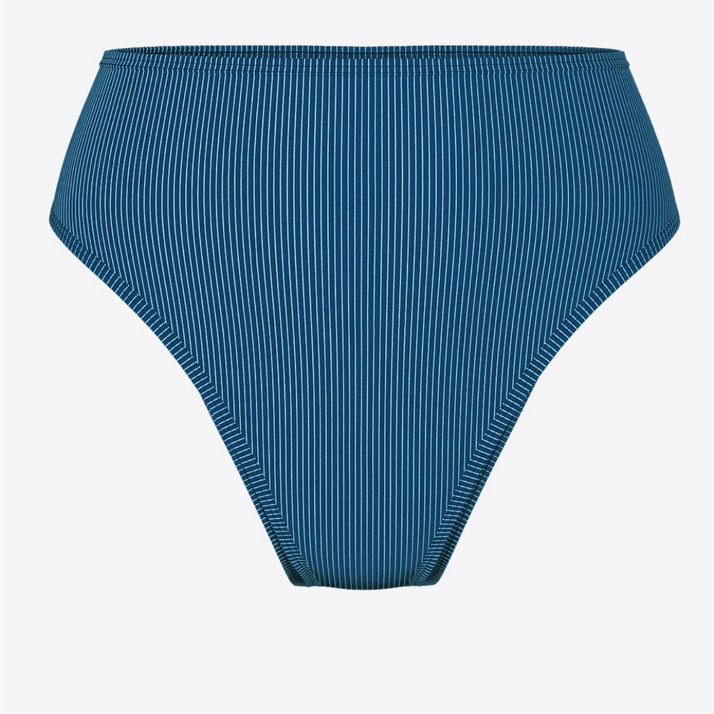 Victoria's Secret Teal Ribbed Bikini Bottom